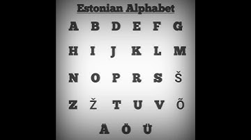 Estonian Alphabet #shorts #pronunciation #language #estonian #alphabet #estonia #education #ytshorts