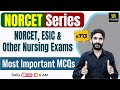 Msn pedia pharma  norcet series 713   esic exam special class by raju sir