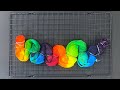How to tie dye  rainbow mermaid scales ice dye t shirt