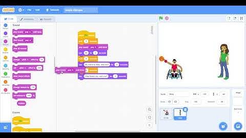 How to make a simple dialogue in scratch 3.0