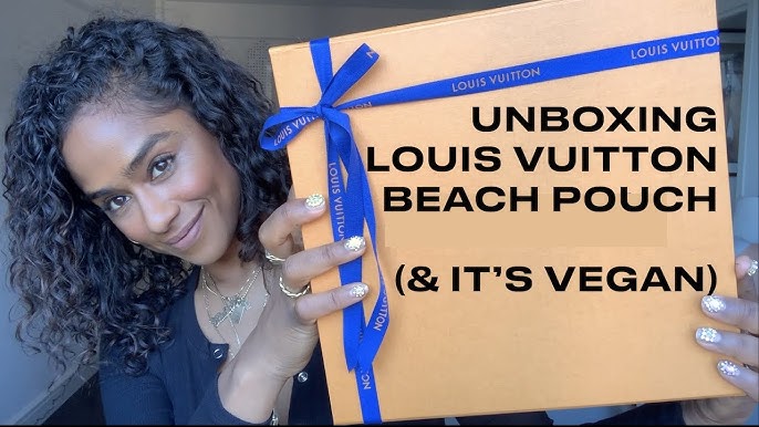 Louis Vuitton - Giant Monogram Beach Pouch: Unboxing and WIMB