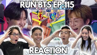 Run BTS! EP.115 {League Of Number} BTS & T1 REACTION!! screenshot 4