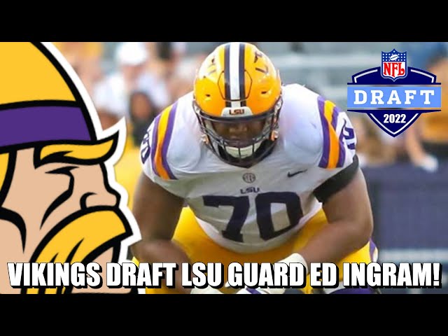 Minnesota Vikings draft former LSU guard Ed Ingram at No. 59