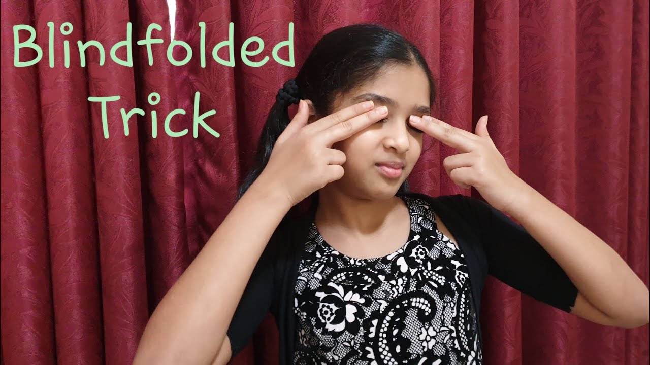 Blindfolded Trick 😎 Youtube