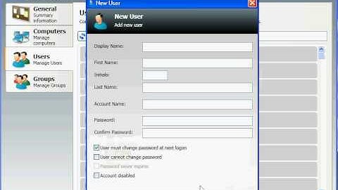 Add new user in SysAdmin 3