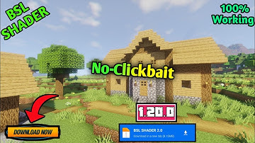 Best Realistic BSL Shader For Minecraft Pe 1.20 | MCPE Shader | Low End Device | 100% Working