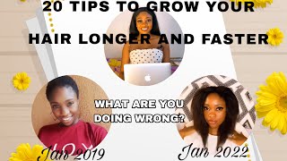 HOW TO GROW YOUR HAIR FAST+healthy hair tips