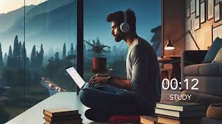 My Study 12 | 4hr Pomodoro Study 25' Break 5' w/ timer | LoFi Beats Music 🎵 for study | Chill LoFi