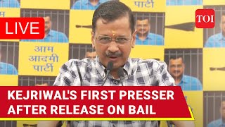 LIVE | Delhi CM Kejriwal's Direct Attack On Modi In First Press Conference After Release On Bail