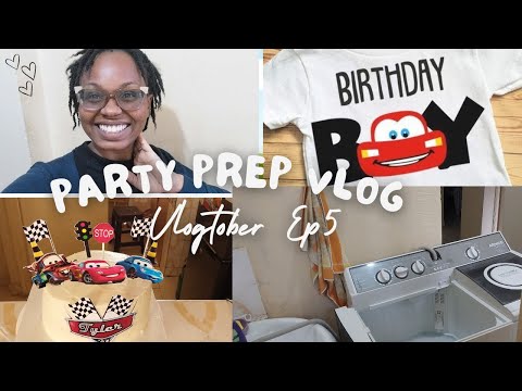 BIRTHDAY PARTY PREP WITH ME : Cake Baking & Decorating | Clean with me |GET IT ALL DONE WITH ME  EP5