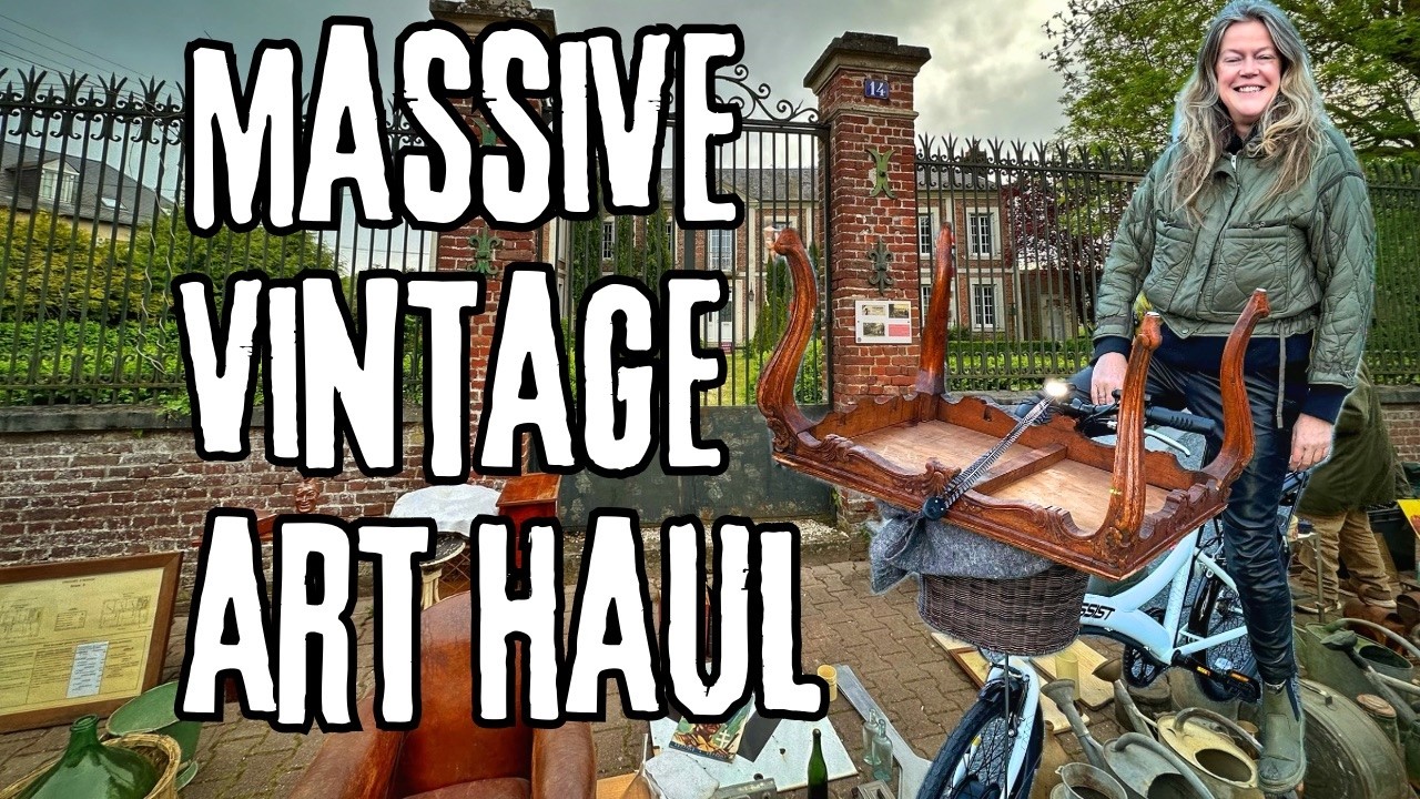 На французском блошином рынке найдена целая коллекция работ художников — находка, которая случает...