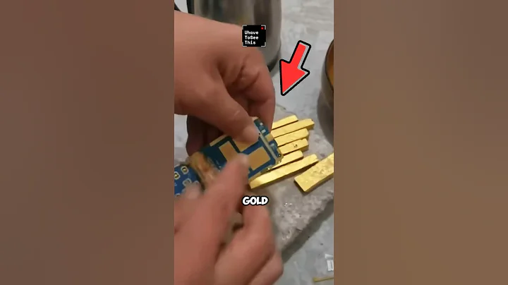⛏️Here's How to Extract Gold from Electronic Scrap⛏️