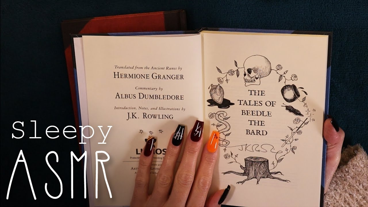 ASMR Harry Potter Book Collection Part 3 (🎧 soft spoken, reading, page turning, tapping)