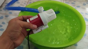 Máy bơm chìm hồ cá, hòn non bộ không chổi than 12v 20w 1100L/h