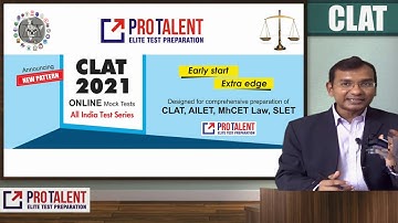 CLAT 2021 Mock Test Series I Power Packed with Rigorous Practice  by ProTalent