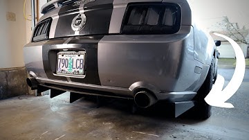 My Rear Diffuser is Complete!! (Side Splitters Install)