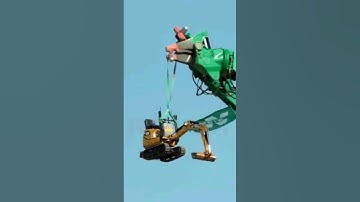 Extreme dangerous skills of these operators with excavators #demolition #shorts #construction