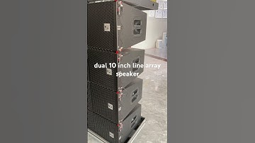 dual 10 inch line array speaker use all neo woofer #speakerfactory #mjaudio #speaker #audiosystem