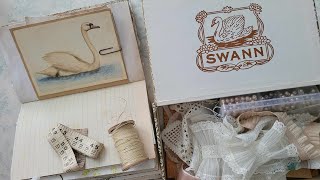 Swan Lake Flip Through with Tips for Beginner Junk Journal Makers