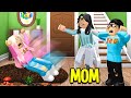 My Boyfriend's MEAN MOM Trapped Me.. I Had To Escape! (Roblox Bloxburg)