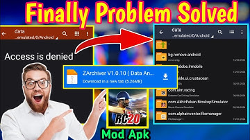 Finally 🥳  Zarchiver Release New Version | Data Folder Access Denied | Rc 20 Zarchiver Error Solved