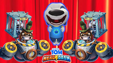 Talking Tom Hero Dash Gameplay Walkthrough Part 3 - Unlocked Super Hank