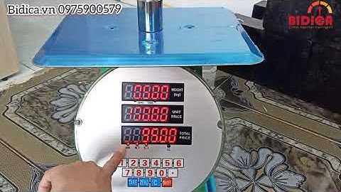 #candientu HƯỚNG DẪN SỬ DỤNG CÂN ĐỒNG HỒ ĐIỆN TỬ CHỐNG NƯỚC ACS 30-50-60KG