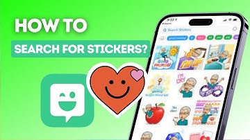 How to search for stickers in Bitmoji?