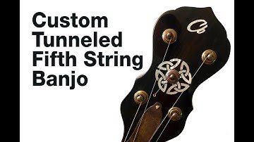 Celtic Flyer - Custom Tunneled Fifth String Banjo