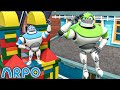 ¡NUEVO! Arpo vs Opra  🤖 El Robot ARPO y el bebé 👶 Caricaturas y dibujos animados