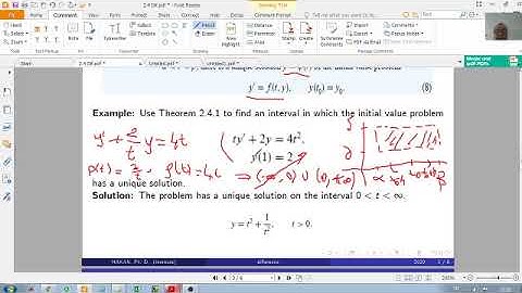 Elementary Differential Equations Lecture 7