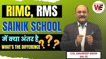 Difference between RIMC, Sainik School and Military School | RIMC vs Sainik School Vs RMS