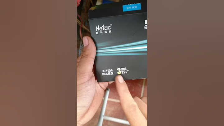 Đánh giá ổ cứng ssd netac 240gb