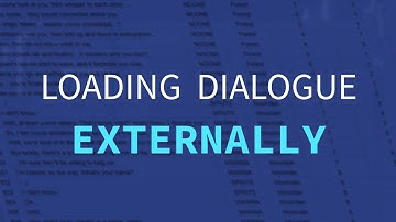 Loading Dialogue Externally | Project Magenta Devlog [2]