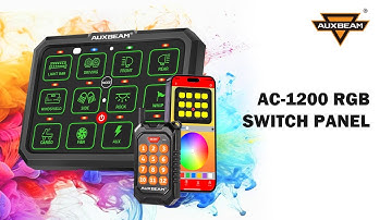 AC-1200 RGB Switch Panel with APP&Remote Control