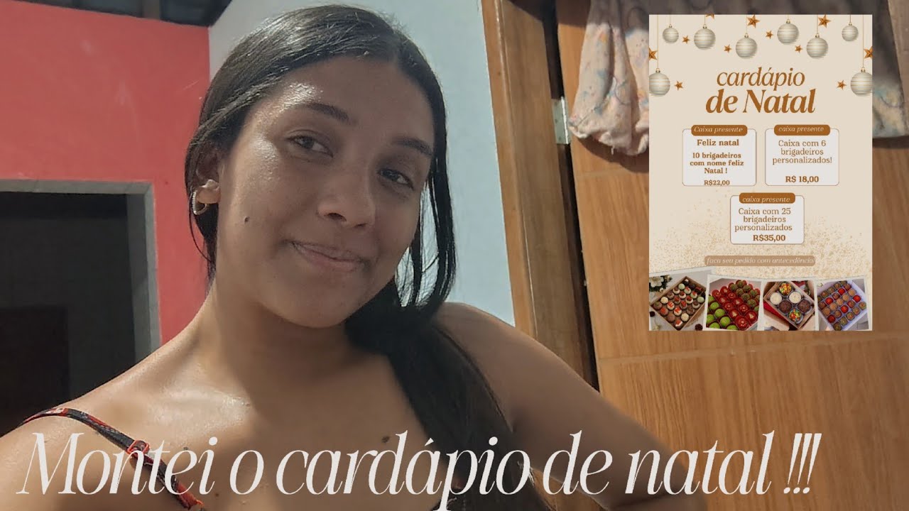 FAZENDO O CARDÁPIO DE NATAL! | Vlog da tarde 