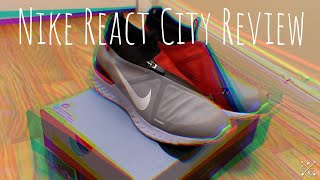 nike react city premium on feet