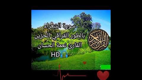 الطور العراقي الحزين / سورة الشعراء / للقارئ نعمه الحسان HD 🎧