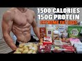 Full Day Of Eating 1500 Calories | Super High Protein Meals For Fat Loss