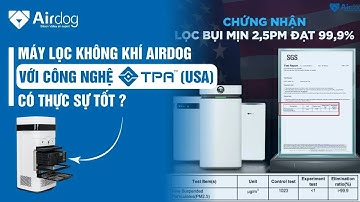 Máy lọc không khí Airdog có Tốt Không? Công Nghệ TPA là gì? phải chăng Airdog không phải đến từ Mỹ?