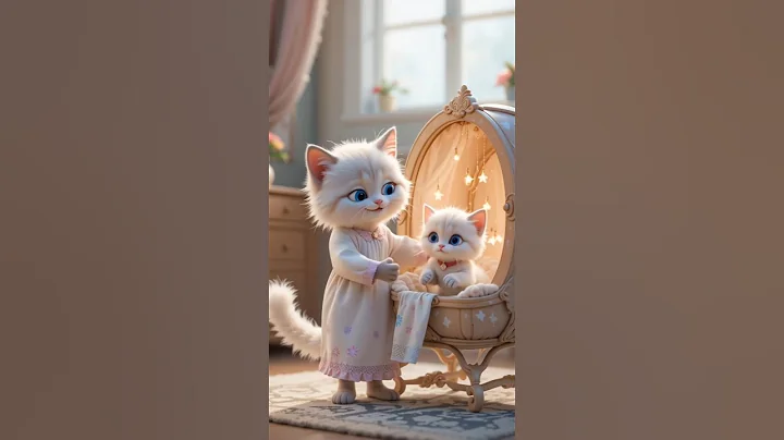 Video 10520111: himalayan cat baby, mom cat baby