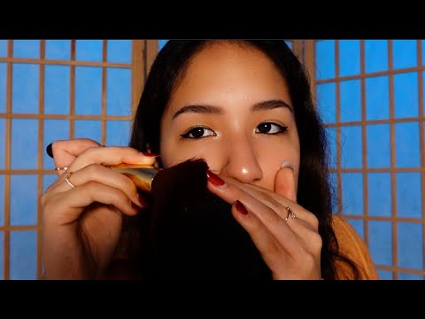 asmr sensible y pegadito al micrófono (cosquillas garantizadas...)