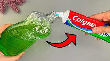 Mix Detergent with Toothpaste: You Won