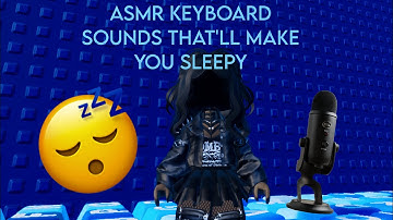 FALL ASLEEP WITH KEYBOARD SOUNDS~ ROBLOX ASMR (23 min) 