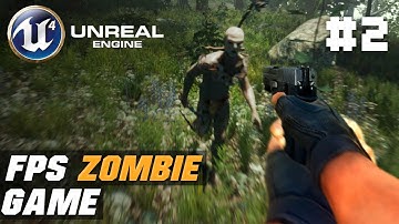 Unreal Engine 4 FPS Zombie Game - FPS Tutorial Unreal Engine 4 - Moving And Rotating Our Character