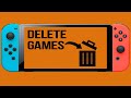 Nintendo Switch How to Delete Games