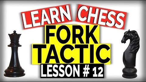 Chess Fork Tactics : Basic Chess Tactics : How to Play Chess Like a Master