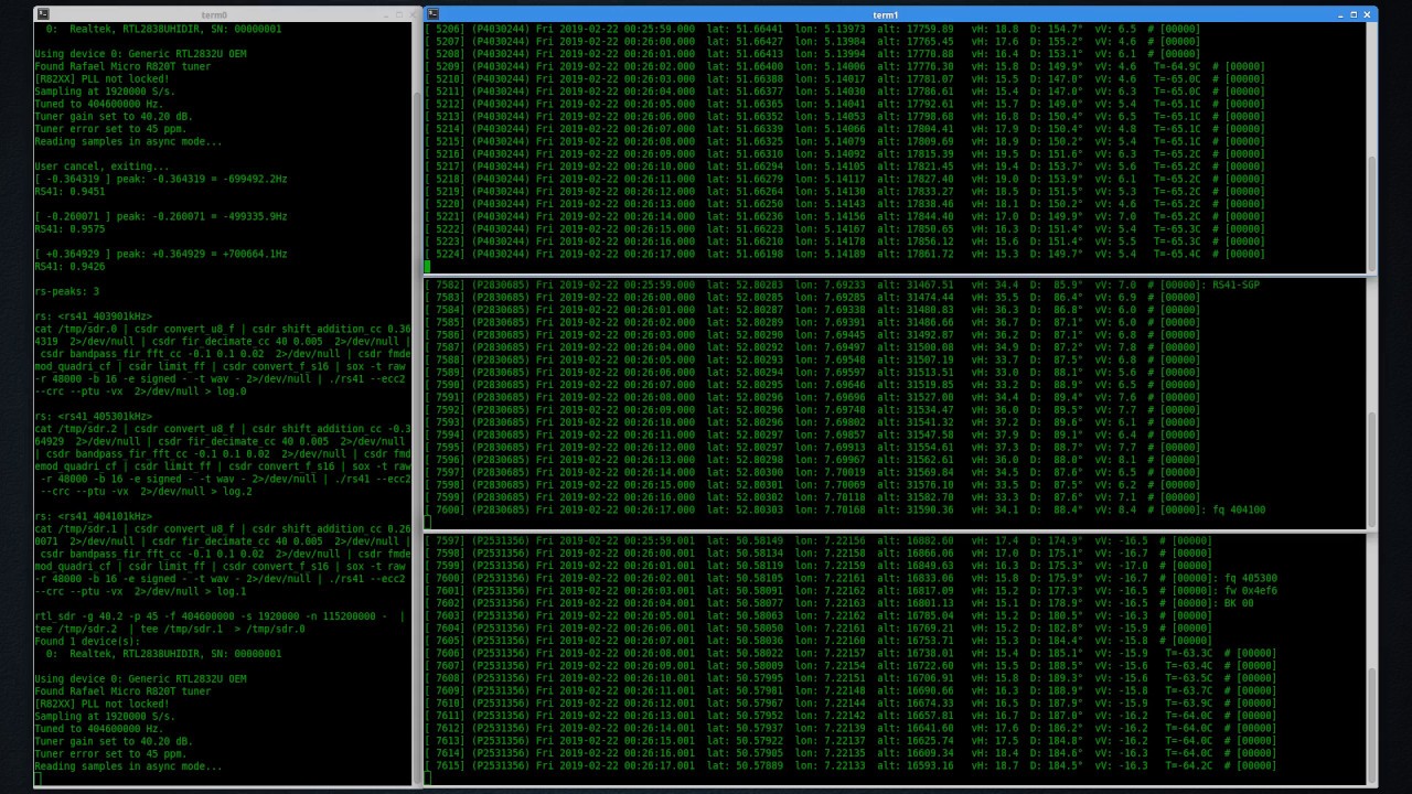 radiosonde scan detect multidecode YouTube