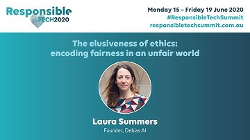 ResponsibleTech Summit 2020: Laura Summers