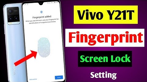 Vivo y21t fingerprint screen lock | fingerprint lock setting in vivo y21t | Vivo pattern lock 2022